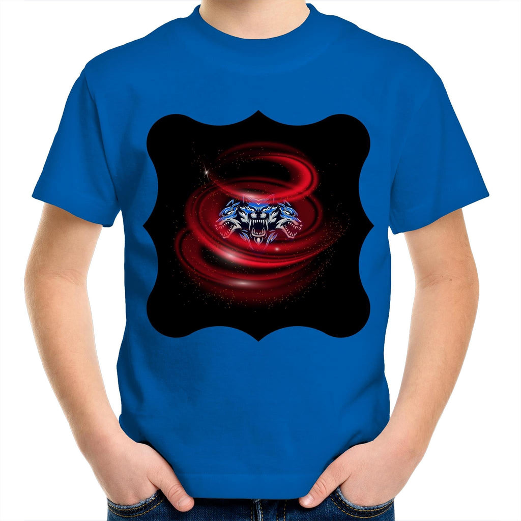 Cerberus Swirl AS Colour Kids Youth TShirt Ogo Merch