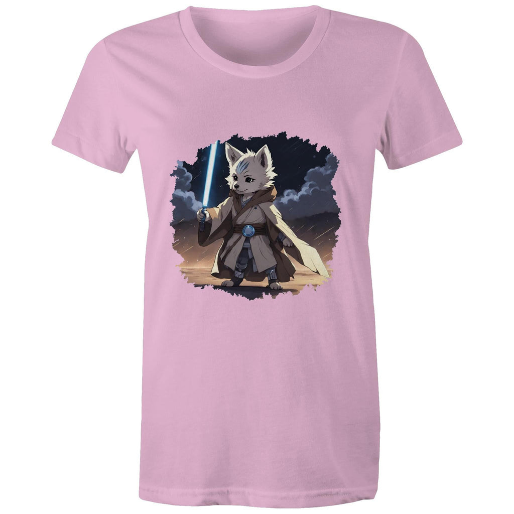 Wolf with Lightsaber AS Colour Women's Maple Tee Ogo Merch