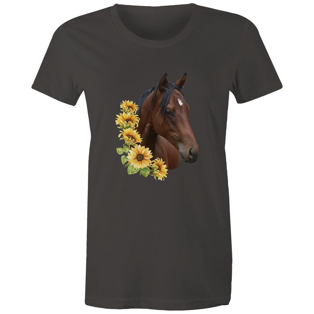 Sunflower Horse AS Colour - Women's Maple Tee Ogo Merch
