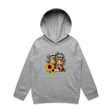 Sunflower Meerkats AS Colour - Youth Supply Hood Ogo Merch