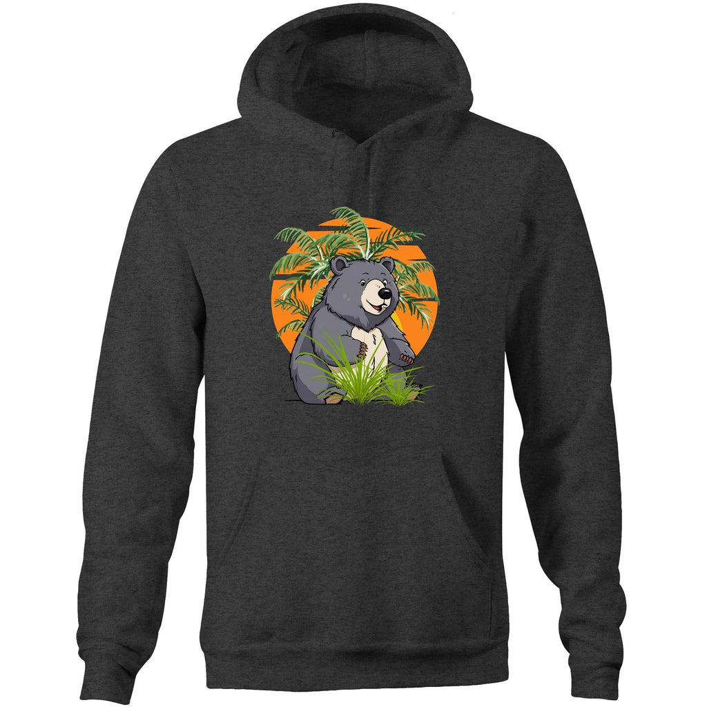 Bear AS Colour Stencil - Pocket Hoodie Sweatshirt Ogo Merch