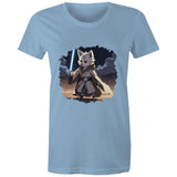 Wolf with Lightsaber AS Colour Women's Maple Tee Ogo Merch