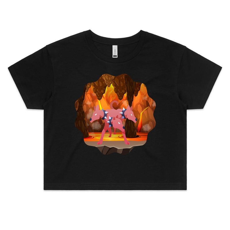 Lava Cerberus AS Colour Women's Crop Tee Ogo Merch