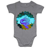 River Snake AS Colour Mini Me Baby Onesie Romper Ogo Merch