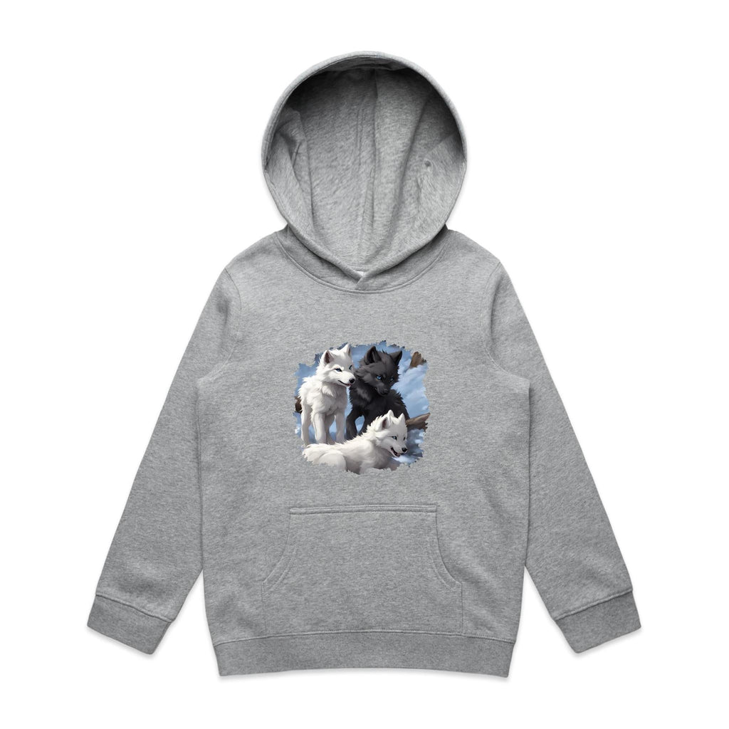 Three Wolves AS Colour Youth Supply Hood Ogo Merch
