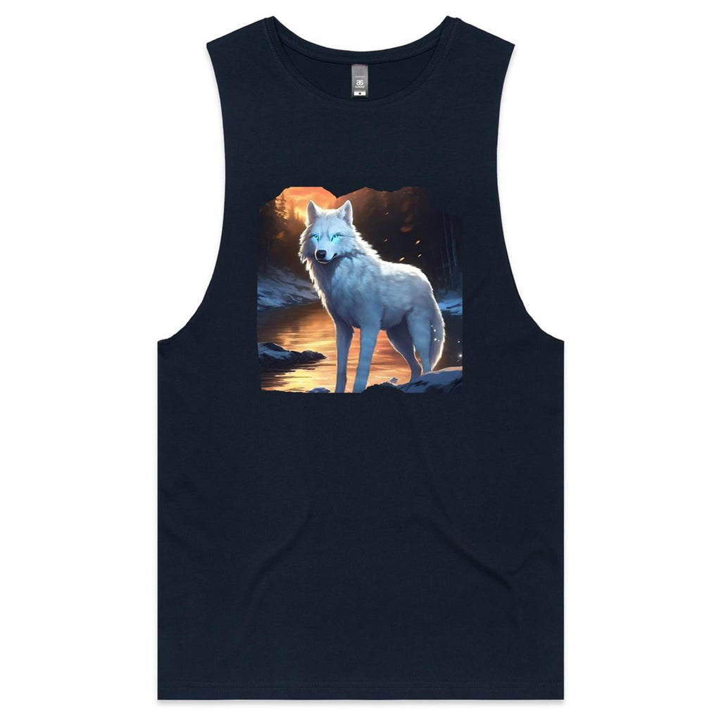 White Wolf AS Colour Barnard - Mens Tank Top Tee Ogo Merch