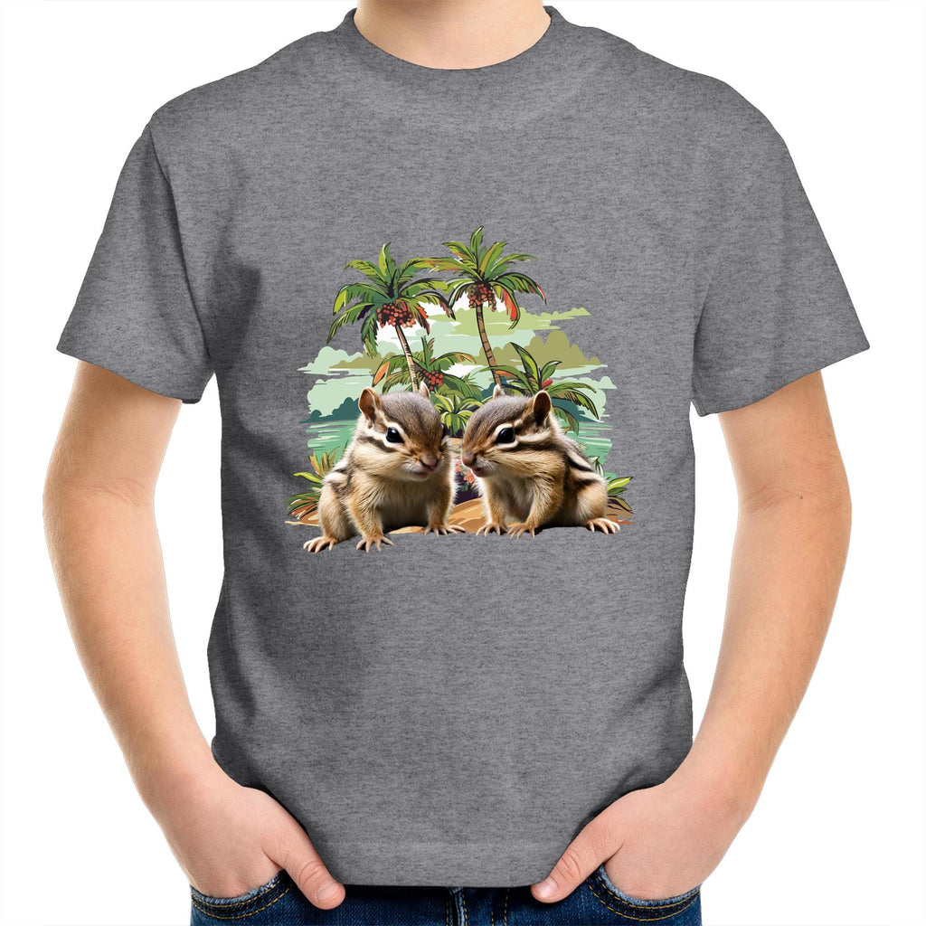 Beach Chipmunks AS Colour Kids Youth T-Shirt Ogo Merch