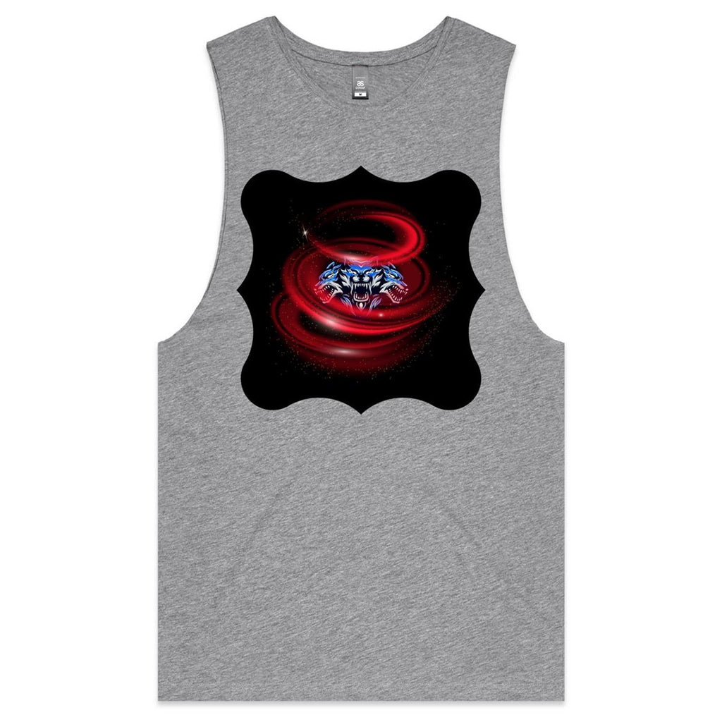 Cerberus Swirl AS Colour Barnard Mens Tank Top Tee Ogo Merch