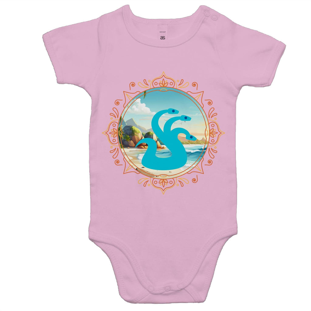 Beach Hydra AS Colour Mini Me Baby Onesie Romper Ogo Merch