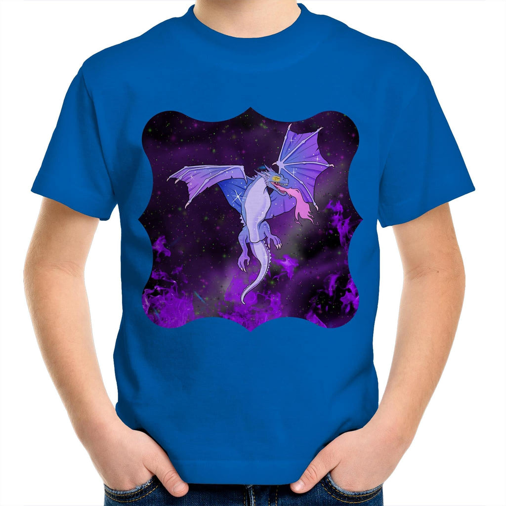 Purple Dragon AS Colour Kids Youth TShirt Ogo Merch