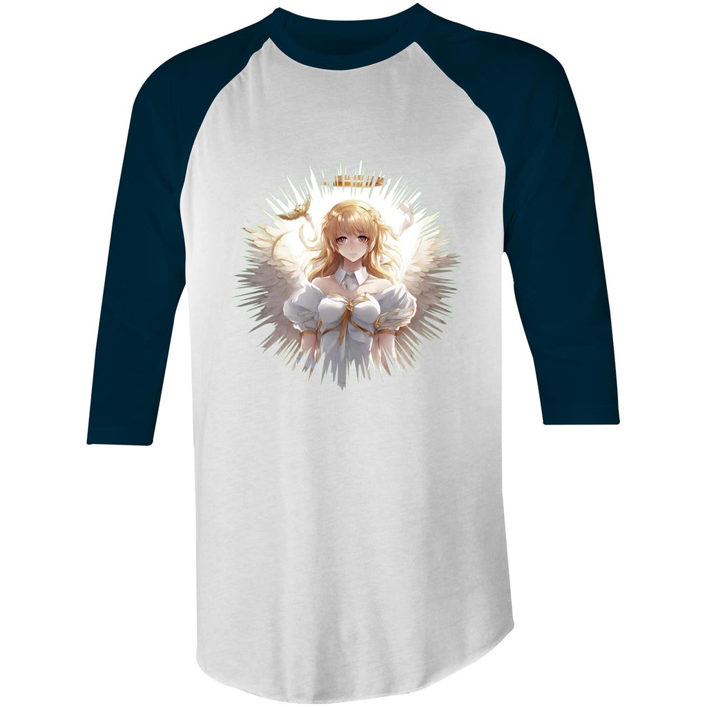 Angel Girl AS Colour Raglan - 3/4 Sleeve T-Shirt Ogo Merch
