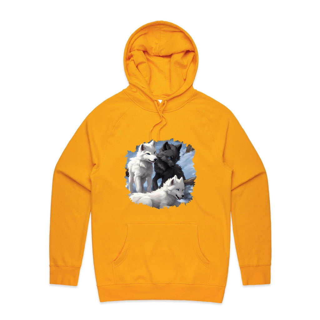 Three Wolves AS Colour - Supply Hood Ogo Merch