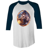 Flame Witch AS Colour Raglan - 3/4 Sleeve T-Shirt Ogo Merch