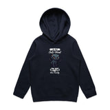 Antisocial Cat Monster AS Colour - Youth Supply Hood Ogo Merch