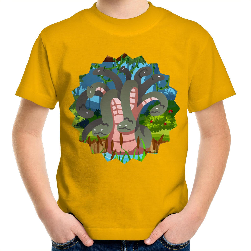 Swamp Hydra AS Colour Kids Youth TShirt Ogo Merch