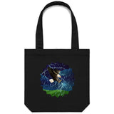 Lightning Eagle AS Colour - Carrie - Canvas Tote Bag Ogo Merch