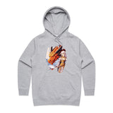 Lady and Pet Dragon AS Colour - Women's Supply Hood Ogo Merch
