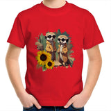 Sunflower Meerkat AS Colour Kids Youth T-Shirt Ogo Merch