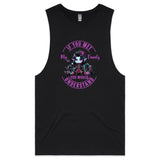 Meet my Family Angry Girl AS Colour Barnard - Mens Tank Top Tee Ogo Merch