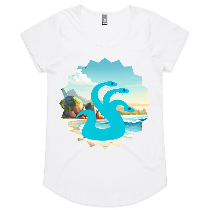 Beach Hydra AS Colour Mali Womens Scoop Neck TShirt Ogo Merch