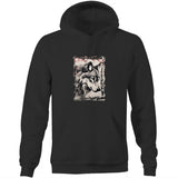 Wolf and Flowers AS Colour Stencil Pocket Hoodie Sweatshirt Ogo Merch