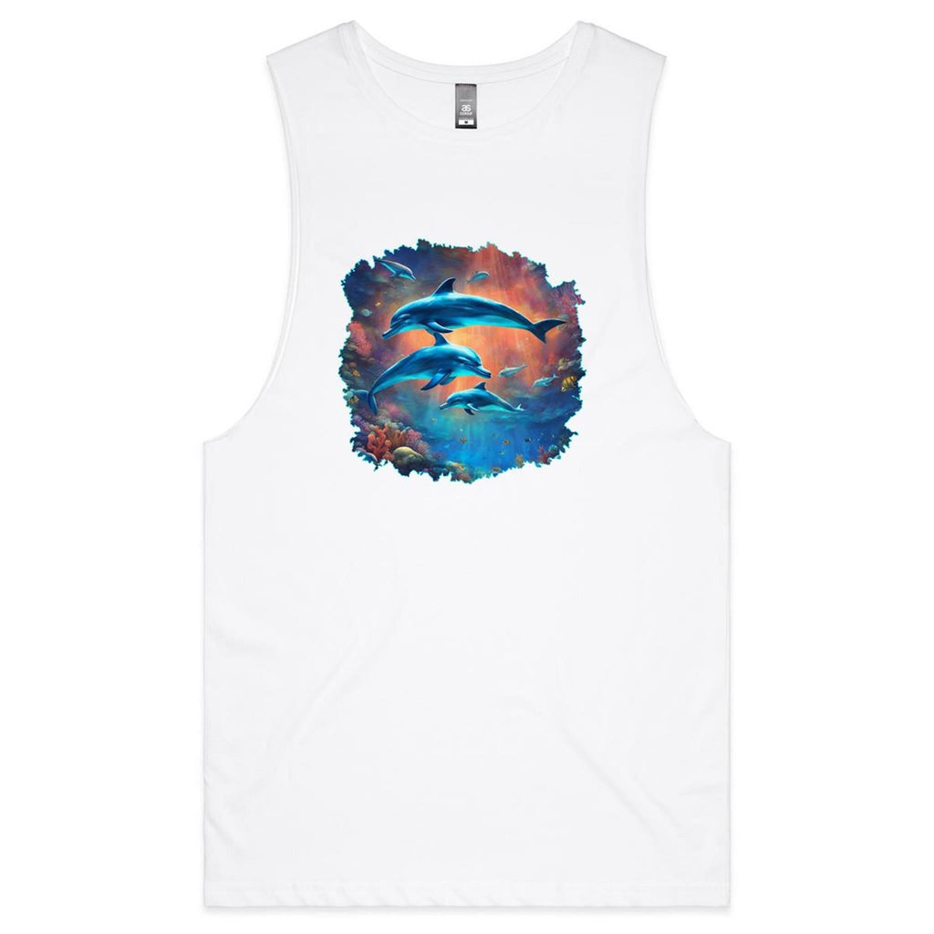 Dolphins AS Colour Barnard - Mens Tank Top Tee Ogo Merch