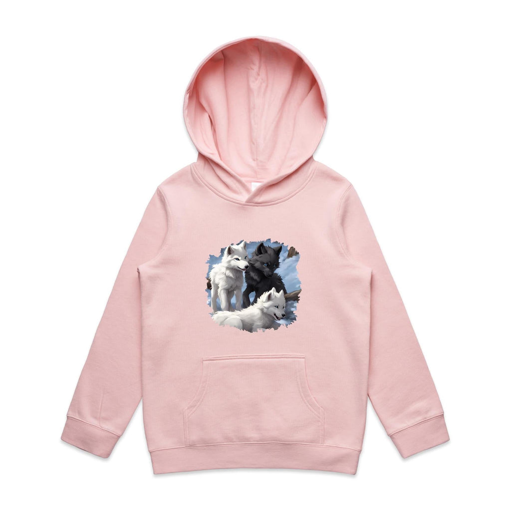 Three Wolves AS Colour Youth Supply Hood Ogo Merch