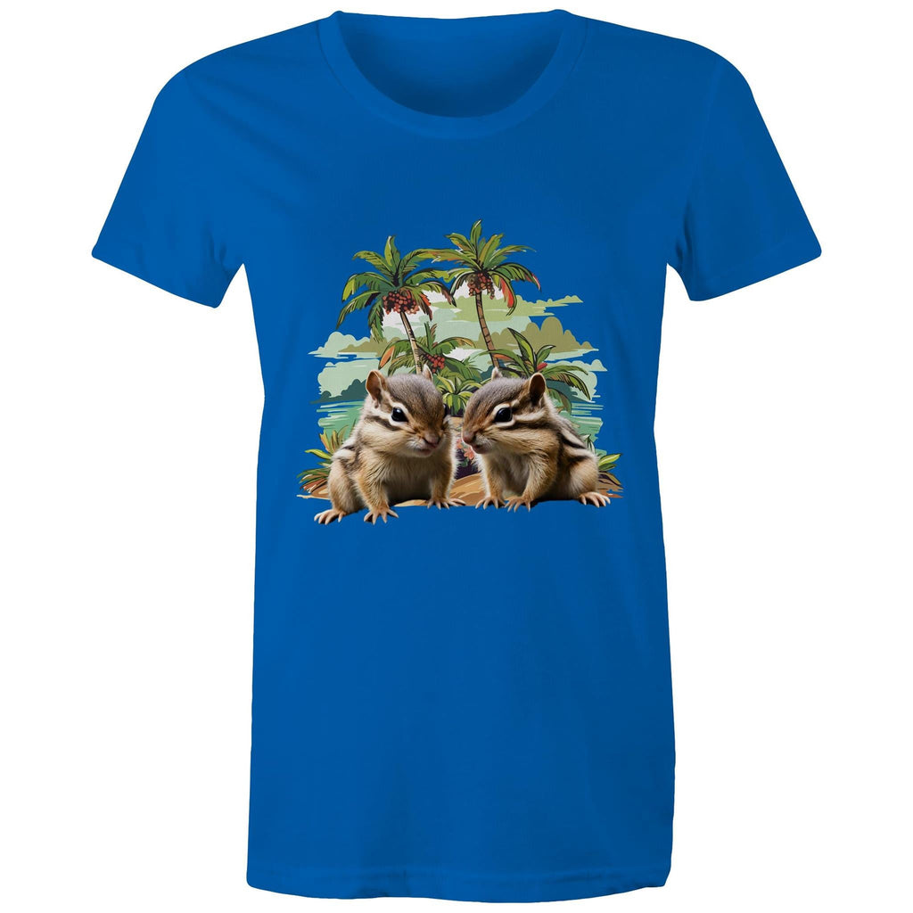 Beach Chipmunks AS Colour - Women's Maple Tee Ogo Merch
