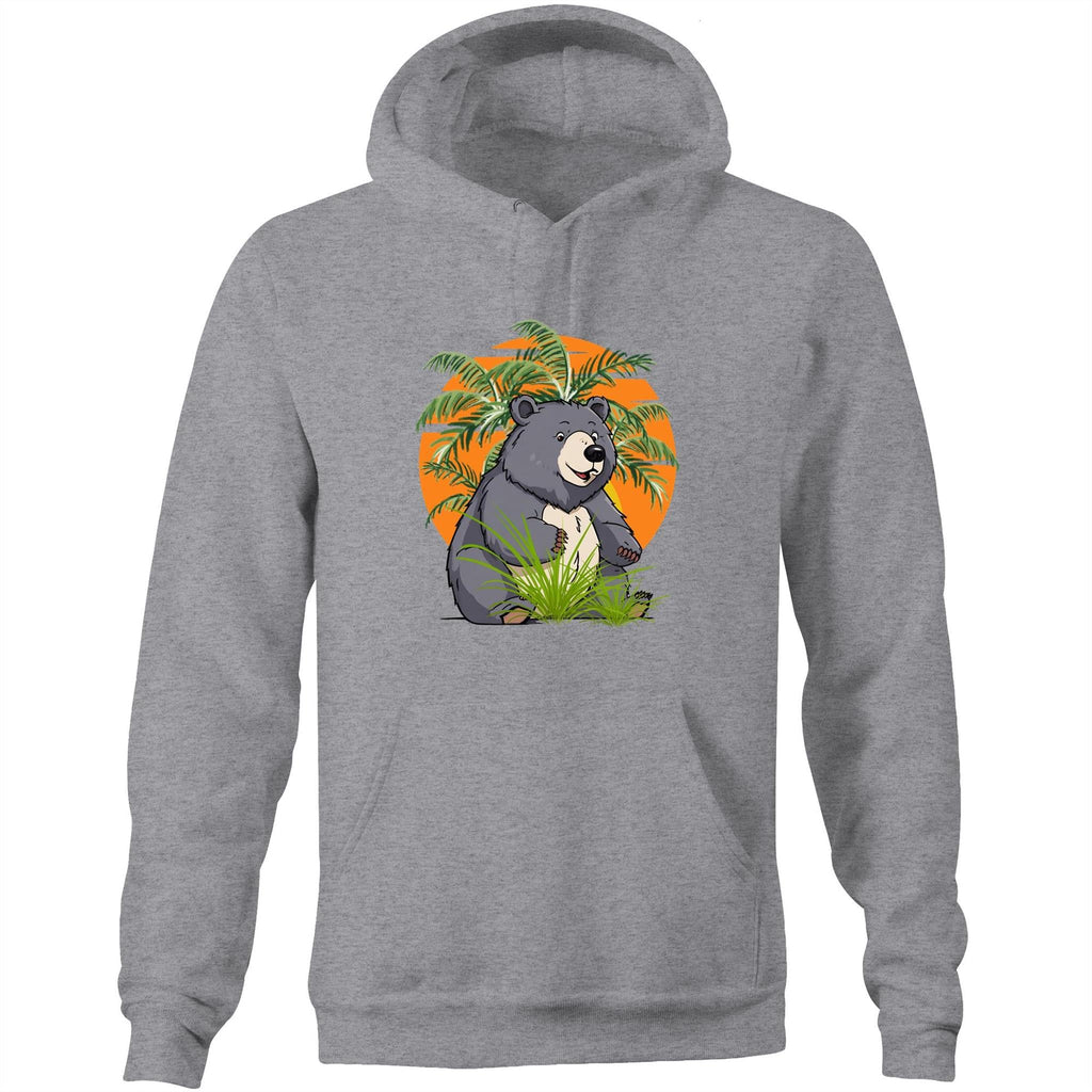 Bear AS Colour Stencil - Pocket Hoodie Sweatshirt Ogo Merch