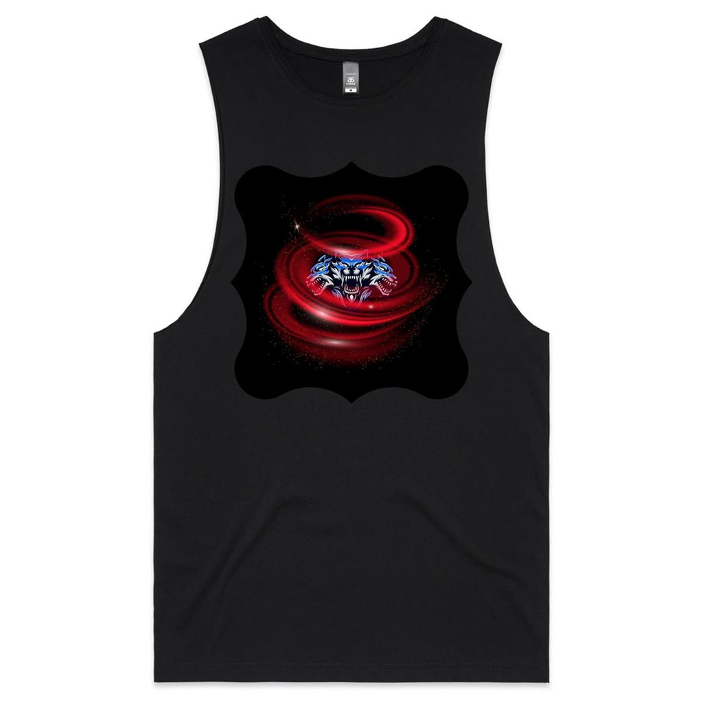 Cerberus Swirl AS Colour Barnard Mens Tank Top Tee Ogo Merch