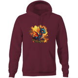 Baby Dragon AS Colour Stencil Pocket Hoodie Sweatshirt Ogo Merch