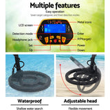 Metal Detector 180MM Deep Sensitive Waterproof Treasure Hunter Gold Digger Yellow Dropshipzone