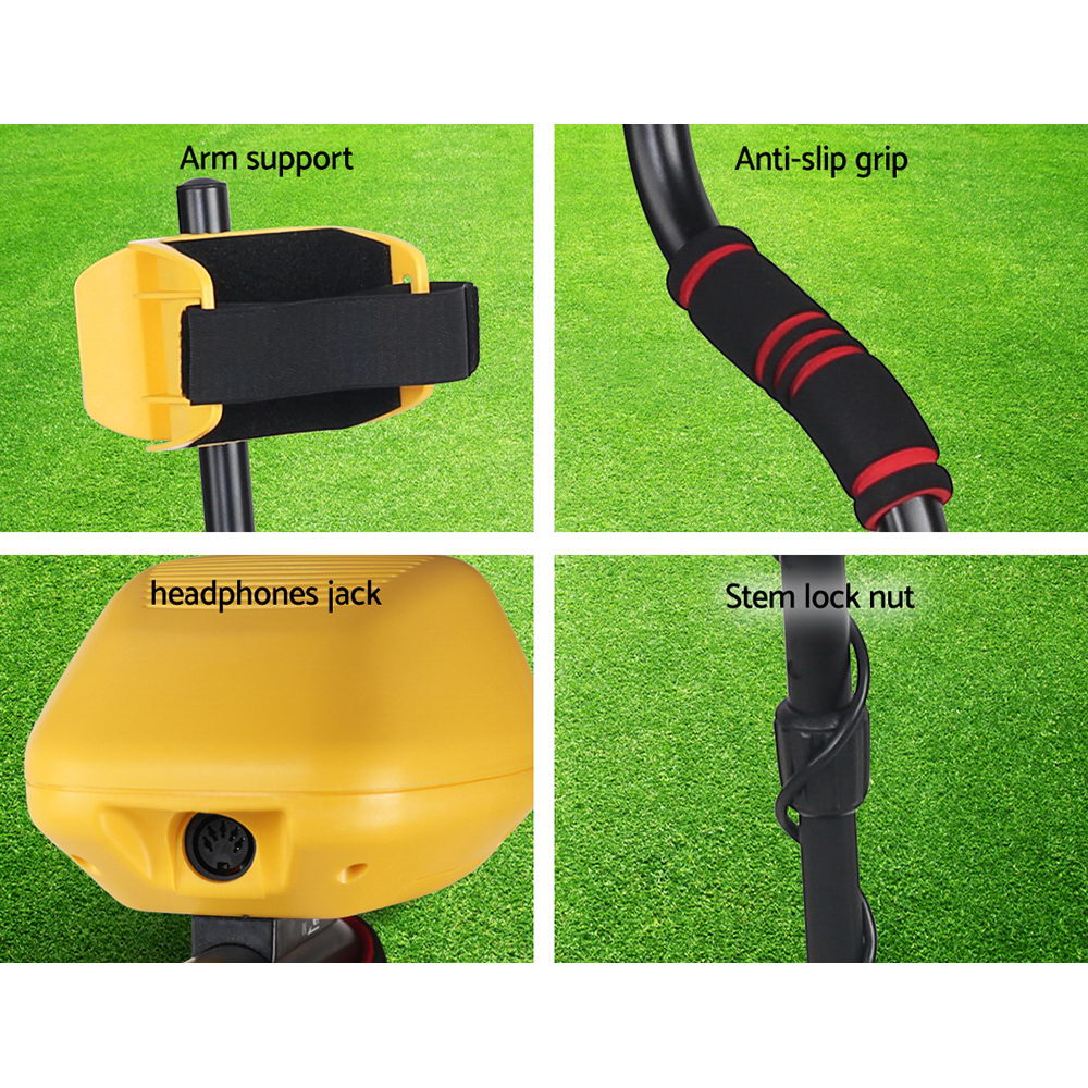 Metal Detector 180MM Deep Sensitive Waterproof Treasure Hunter Gold Digger Yellow Dropshipzone