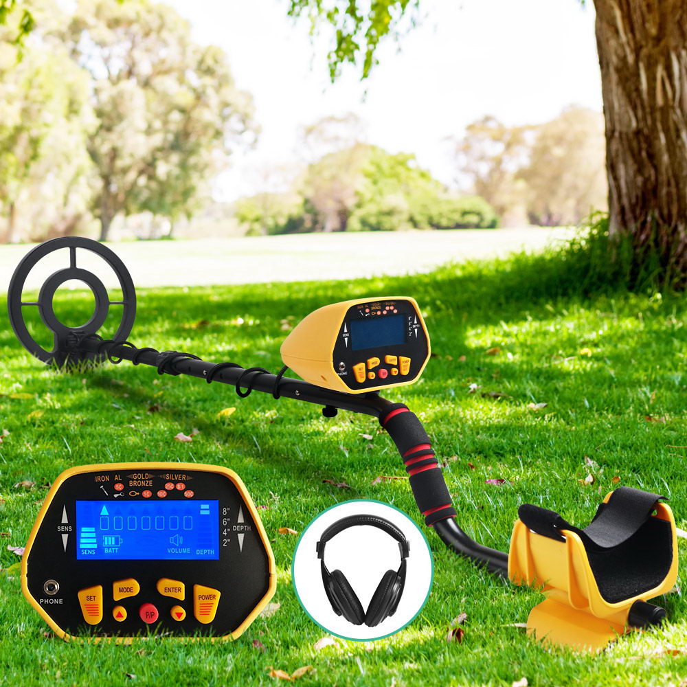 Metal Detector 180MM Deep Sensitive Waterproof Treasure Hunter Gold Digger Yellow Dropshipzone