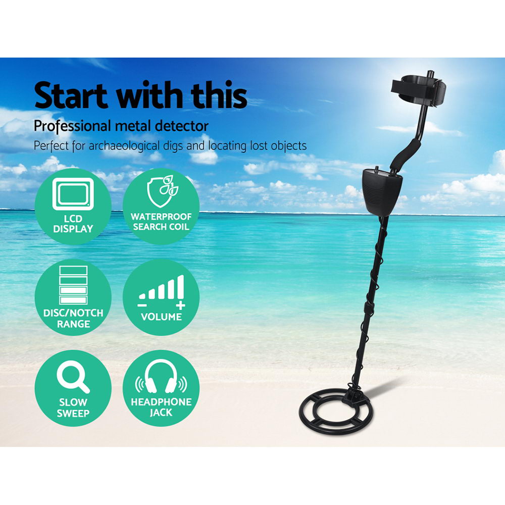 Metal Detector 220MM Deep Sensitive Waterproof Treasure Hunter Gold Digger Dropshipzone