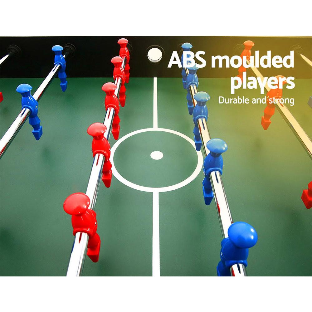 4FT Soccer Table Foosball Football Game Home Family Party Gift Playroom Blue Dropshipzone
