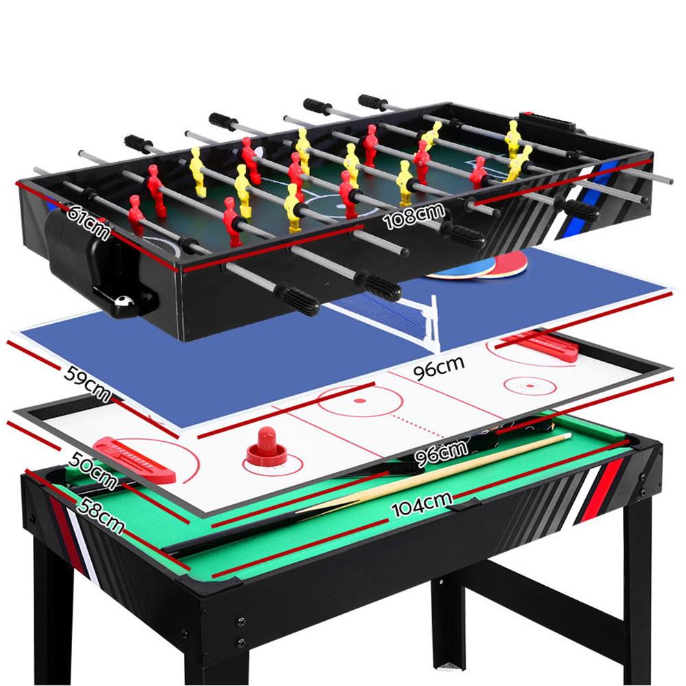 4-in-1 Games Table Soccer Foosball Pool Table Tennis Air Hockey Home Party Gift Dropshipzone