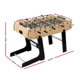 4FT Soccer Table Foosball Football Game Home Family Party Gift Playroom Foldable Dropshipzone