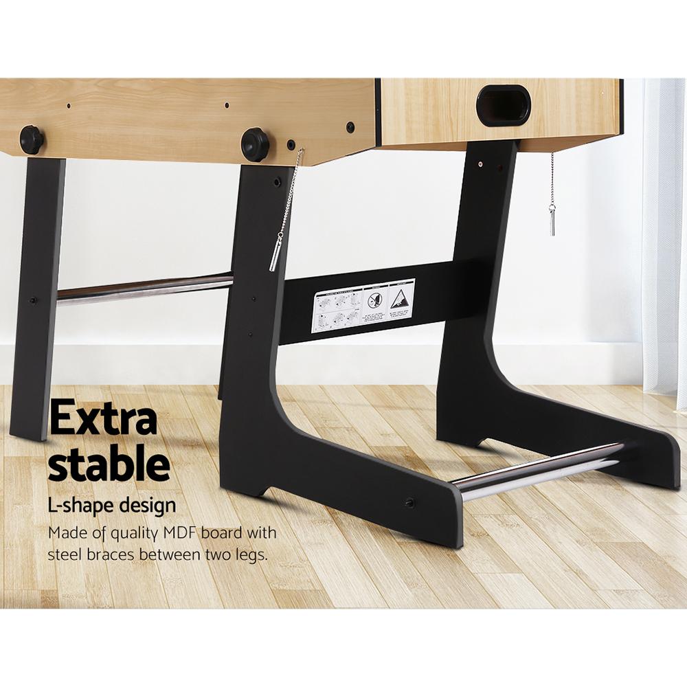 4FT Soccer Table Foosball Football Game Home Family Party Gift Playroom Foldable Dropshipzone