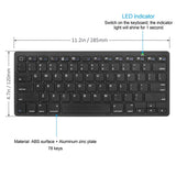 Ultra Slim Wireless Bluetooth Keyboard Dropshipzone