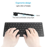 Ultra Slim Wireless Bluetooth Keyboard Dropshipzone