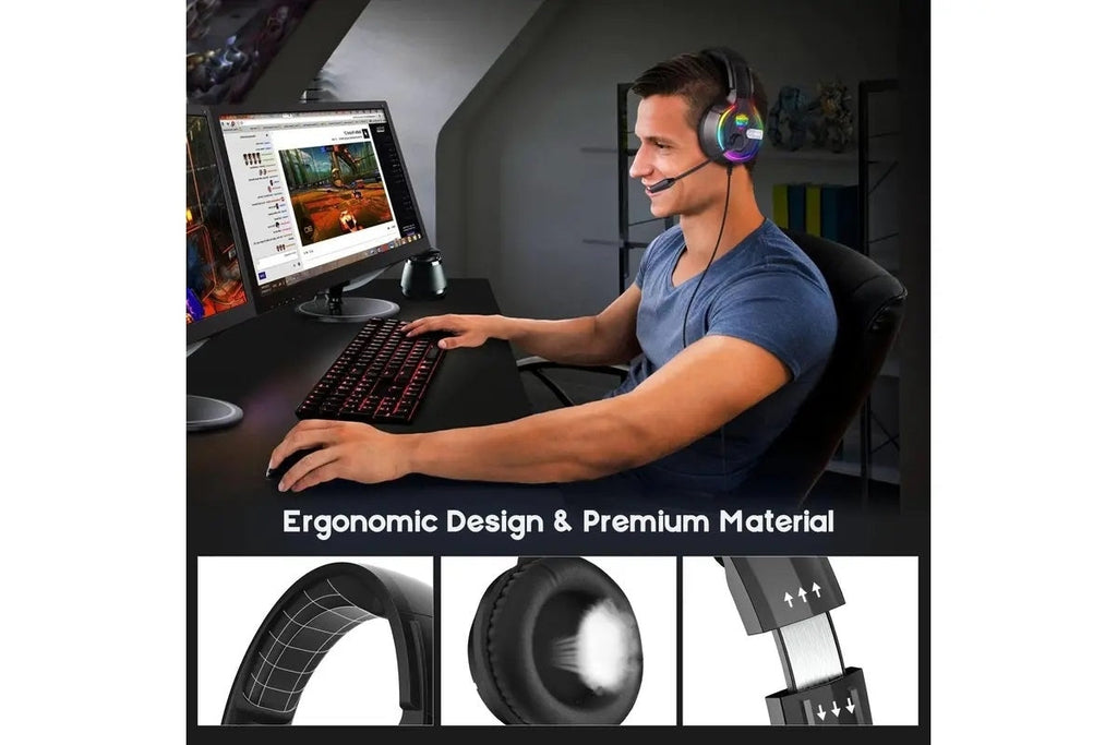 SoulBytes S19 RGB Gaming Headphones Dropshipzone