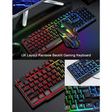 T-Wolf TF800 RGB Gaming Keyboard/Mouse/Headphone/Mouse Pad Set Dropshipzone