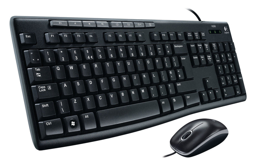 Logitech MK200 Media Keyboard Mouse Dropshipzone