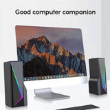 HP DHE-6005 Wired RGB Gaming Surround Soundbar Stereo Speaker Dropshipzone