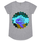 River Snake AS Colour Mali Womens Scoop Neck TShirt