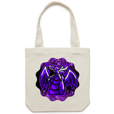 Shining Purple Dragon AS Colour Carrie Canvas Tote Bag