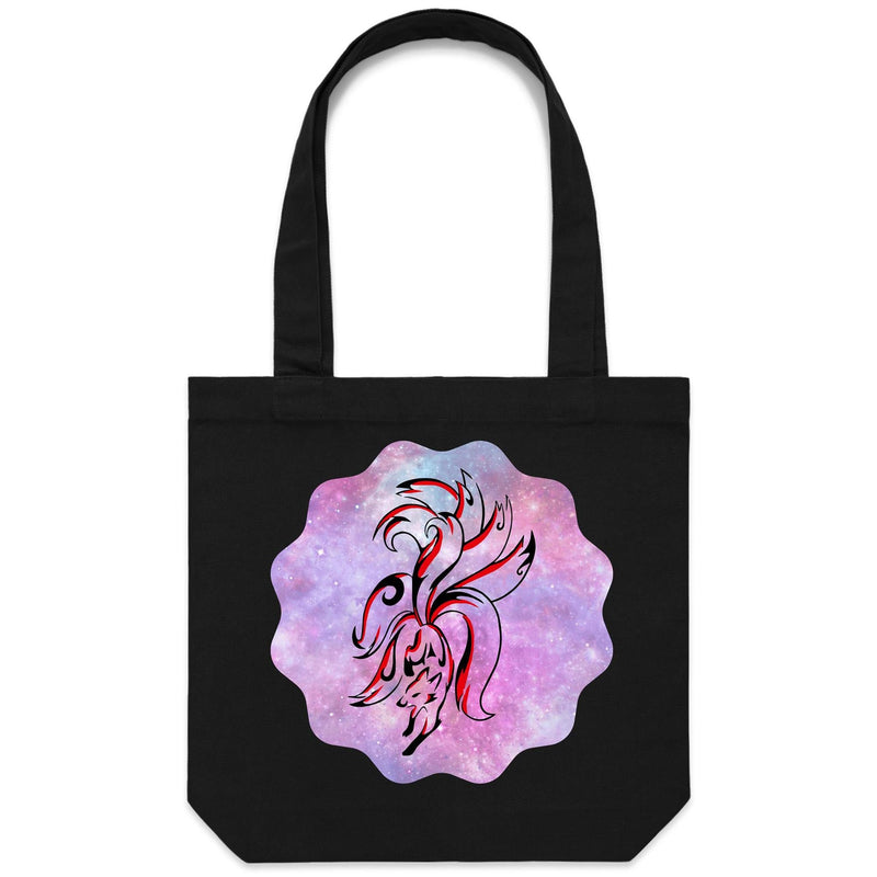 Nine Tailed Fox AS Colour Carrie Canvas Tote Bag Ogo Merch