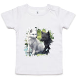 Two Wolves AS Colour Infant Wee Tee