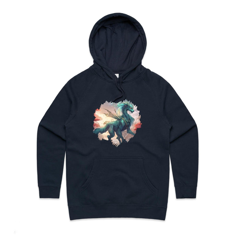 Beautiful Dragon AS Colour - Women's Supply Hood Ogo Merch